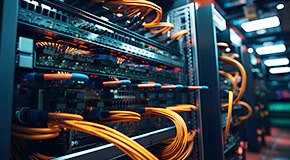 Network cables in a data center